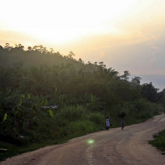 Ghana dirt road
