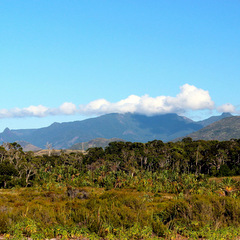 Madagascar countryside and hills
