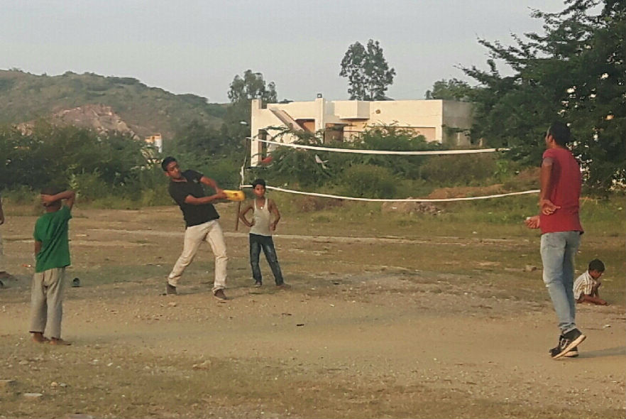 Children playing sports