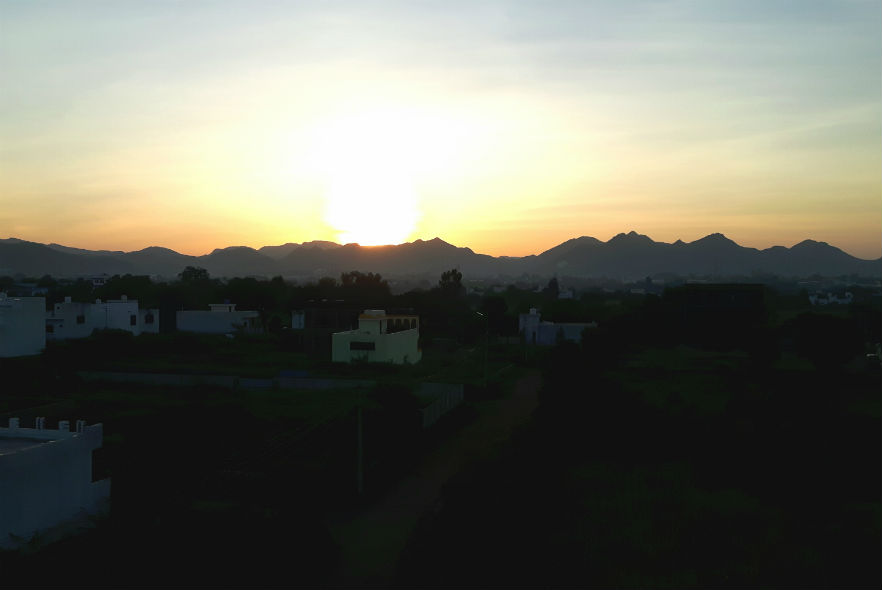 Sunrise in Udaipur