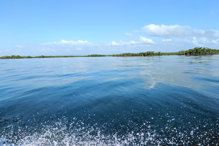 volunteer boat trip in Belize