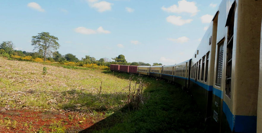 Train in Asia