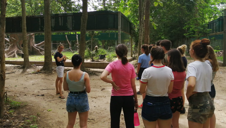 Team volunteering in Thailand