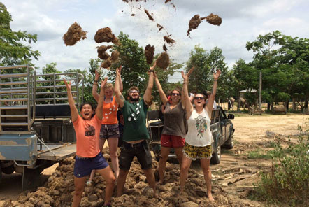 Emma’s Gold DofE award at the Elephant Care and Wildlife Rescue project 