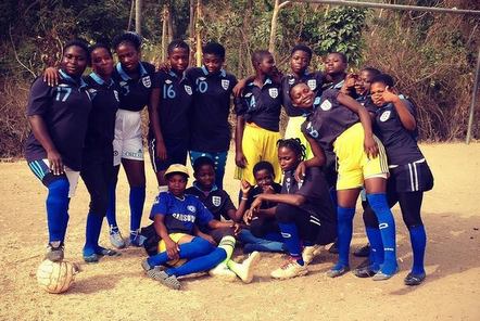 Women's football team in Ghana