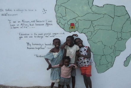 Children in Ghana at our Community projects