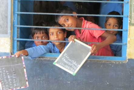 Children at a local primary school