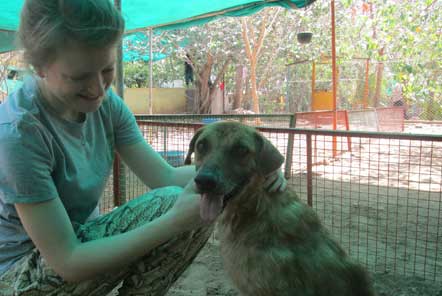 Lucy from the Pod Volunteer team