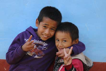 UK business sponsors meals for children in Nepal