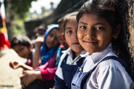 Children at Annapurna Primary School