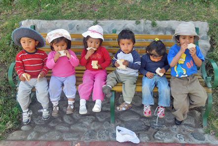 Pod Charity help to support nutrition in Peru