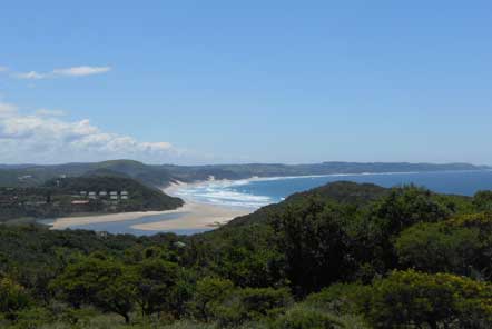 Beautiful view of the coastline