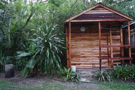 Volunteer accommodation cabin