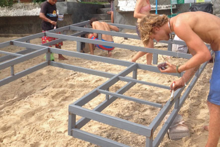 Constructing an an artificial reef