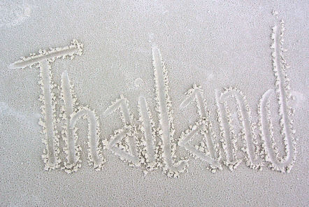 Thailand in the sand