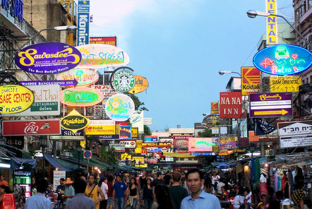 City centre in Thailand