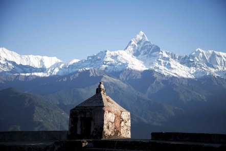 Annapurna mountain range in Nepal