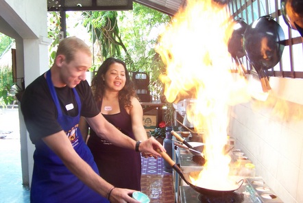 Cooking in Thailand