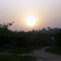 Ghana sunset