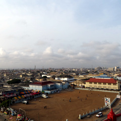 Ghana city shot