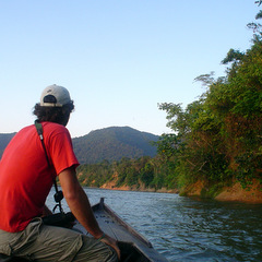 Peru boat on Amazon