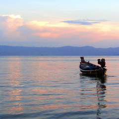 Thailand beach sunset