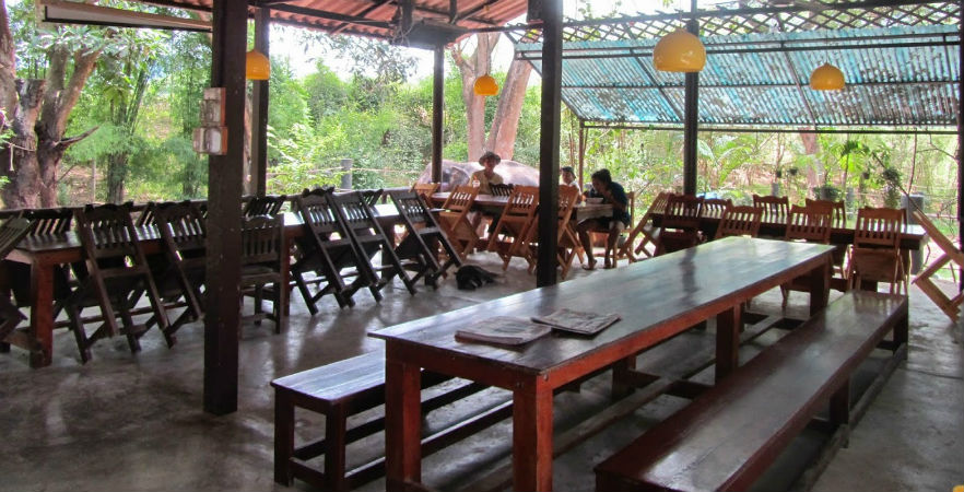 Communal dining area